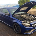 C-Class Coupe - Blue - Front and side Engine Bay