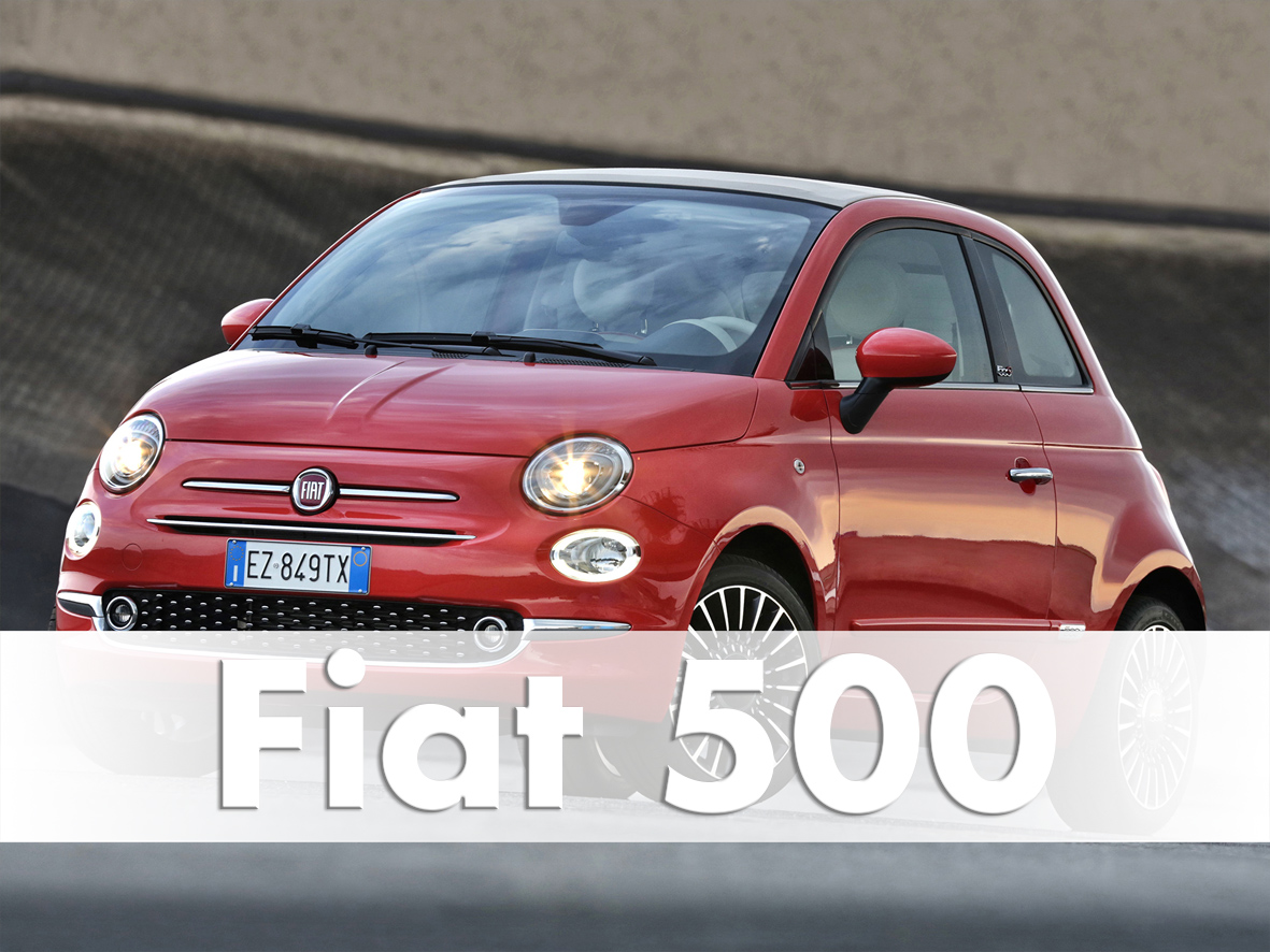 Test Fiat 500 , Model 2016 in Turin