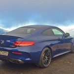 C-Class Coupe - Blue - Rear and side